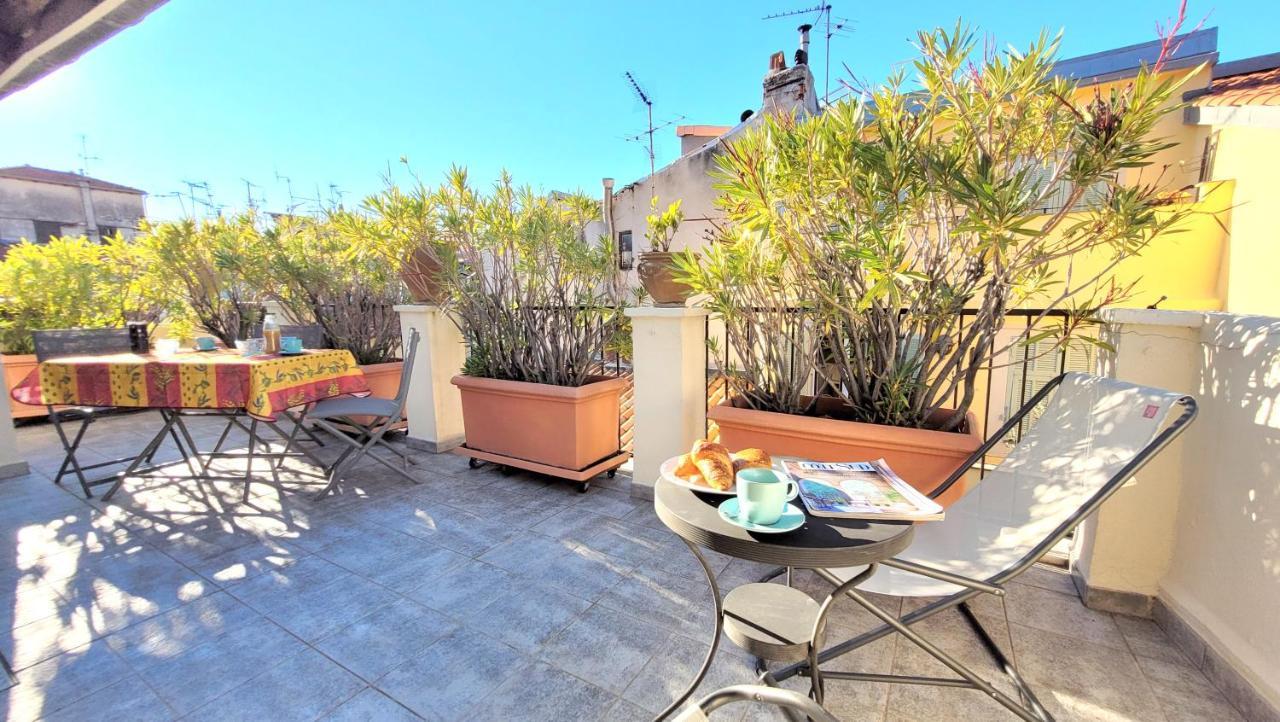 Ze Perfect Place - Appartement De Charme Nicois - 2 Chb & 2 Sdb - Ac - Terrasse - Vieux Nice Eksteriør billede
